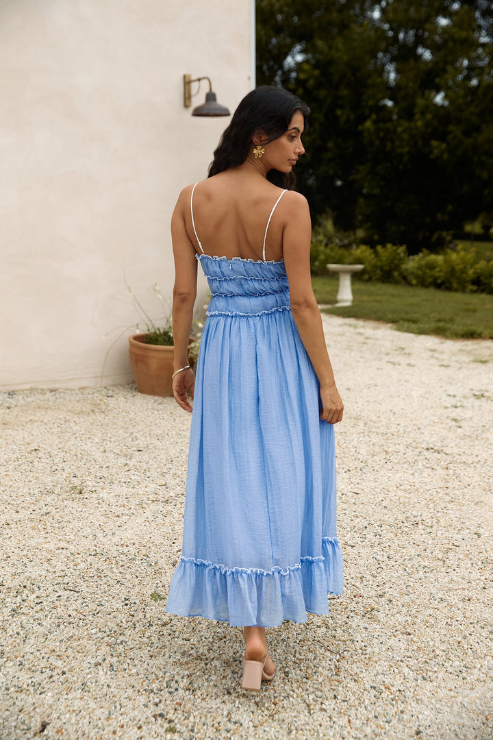 Understand It Maxi Dress Blue