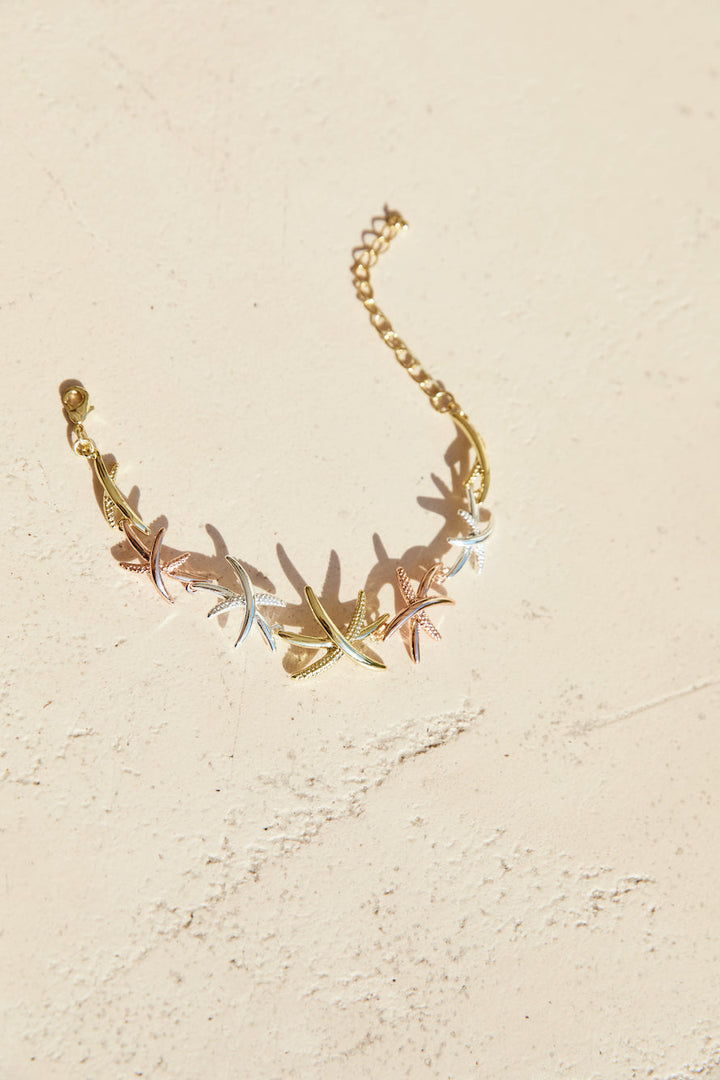 18K Gold plated Saltwater Bracelet Gold