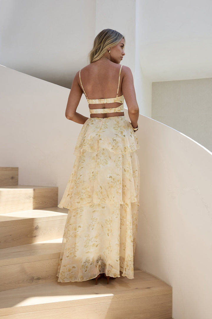 Shining Suns Maxi Dress Yellow