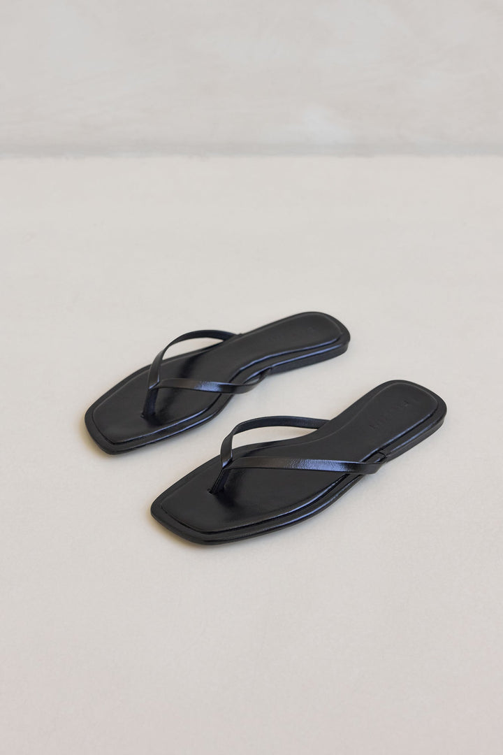 Millicent Sandal Black Shine