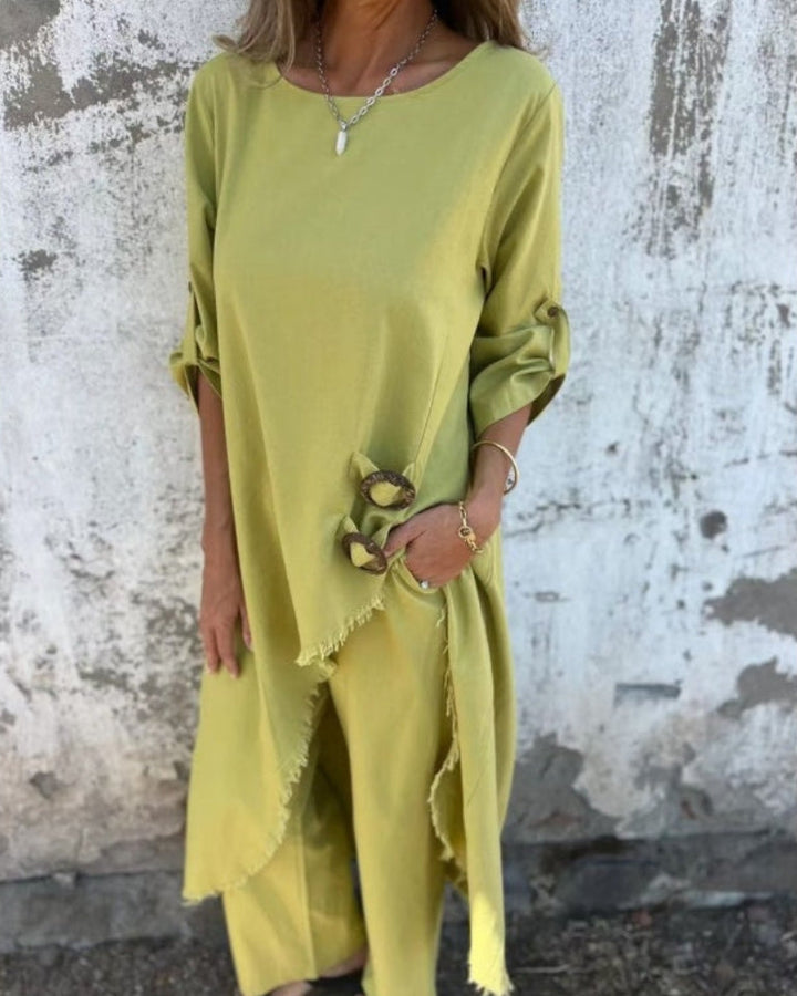 Relaxed Linen Blend Set