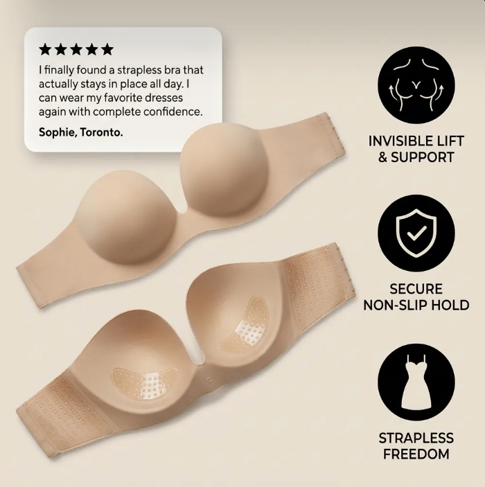 No Strings Attached Bra Nude