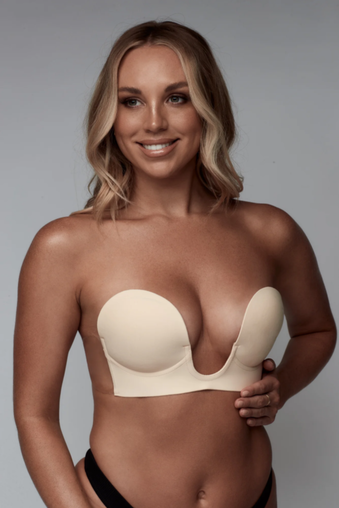 UNDERCOVER STYLE HELPERS Brallelujah Hidden Bra Nude